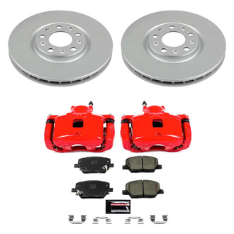 PowerStop® - Z23 Evolution Sport Plain Front Brake Kit with Calipers