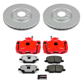 PowerStop® - Z36 Extreme Plain Front Brake Kit with Calipers