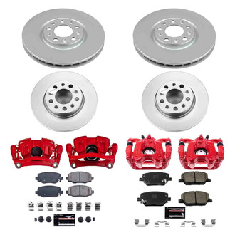 PowerStop® - Z23 Evolution Sport Plain Front and Rear Brake Kit with Calipers