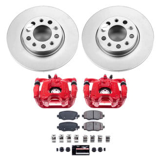 PowerStop® - Z23 Evolution Sport Plain Rear Brake Kit with Calipers
