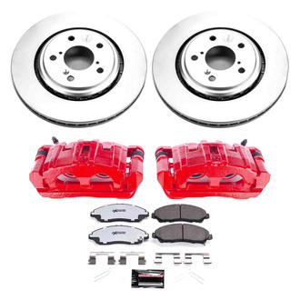 PowerStop® - Z36 Extreme Plain Front Brake Kit with Calipers