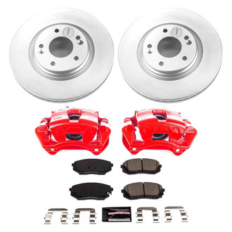PowerStop® - Z23 Evolution Sport Plain Front Brake Kit with Calipers