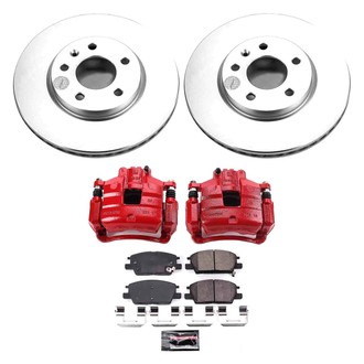 PowerStop® - Z23 Evolution Sport Plain Front Brake Kit with Calipers