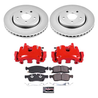 PowerStop® - Z23 Evolution Sport Plain Front Brake Kit with Calipers