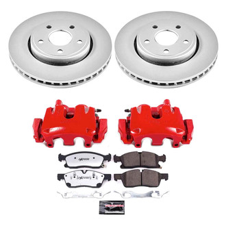 PowerStop® - Z36 Extreme Plain Front Brake Kit with Calipers