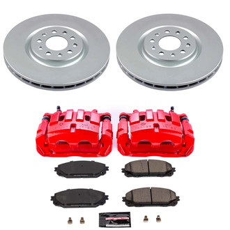 PowerStop® - Z23 Evolution Sport Plain Front Brake Kit with Calipers
