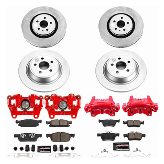 PowerStop® - Z23 Evolution Sport Plain Front and Rear Brake Kit with Calipers