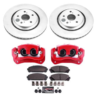 PowerStop® - Z23 Evolution Sport Plain Front Brake Kit with Calipers