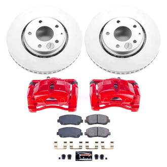 PowerStop® - Z23 Evolution Sport Plain Front Brake Kit with Calipers