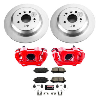 PowerStop® - Z23 Evolution Sport Plain Rear Brake Kit with Calipers