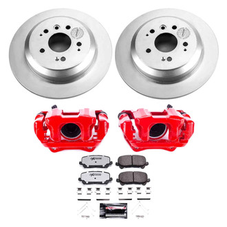 PowerStop® - Z36 Extreme Plain Rear Brake Kit with Calipers