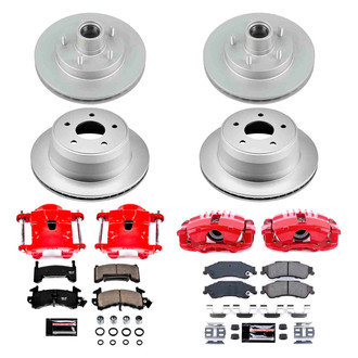 PowerStop® - Z23 Evolution Sport Plain Front and Rear Brake Kit with Calipers