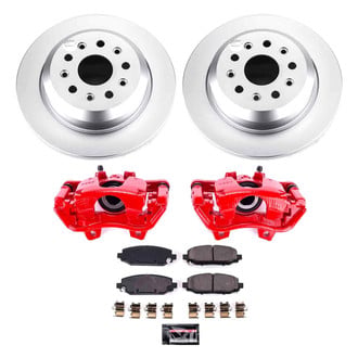 PowerStop® - Z23 Evolution Sport Plain Rear Brake Kit with Calipers
