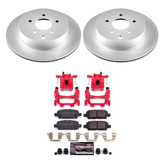 PowerStop® - Z23 Evolution Sport Plain Rear Brake Kit with Calipers
