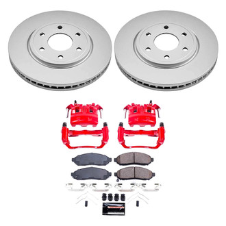 PowerStop® - Z23 Evolution Sport Plain Front Brake Kit with Calipers