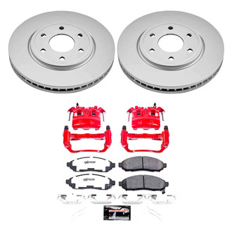 PowerStop® - Z36 Extreme Plain Front Brake Kit with Calipers
