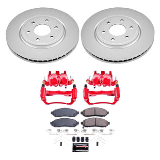 PowerStop® - Z23 Evolution Sport Plain Front Brake Kit with Calipers