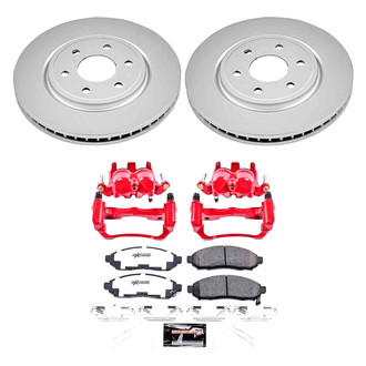 PowerStop® - Z36 Extreme Plain Front Brake Kit with Calipers
