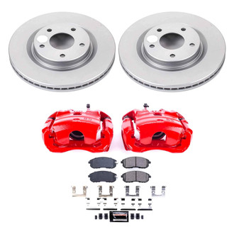 PowerStop® - Z23 Evolution Sport Plain Front Brake Kit with Calipers