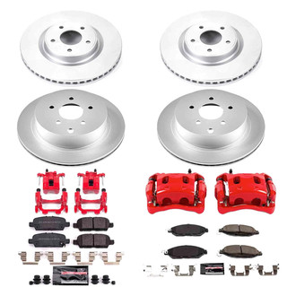 PowerStop® - Z23 Evolution Sport Plain Front and Rear Brake Kit with Calipers
