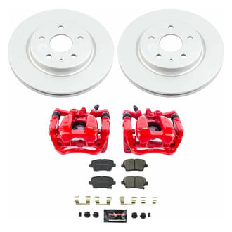 PowerStop® - Z23 Evolution Sport Plain Rear Brake Kit with Calipers