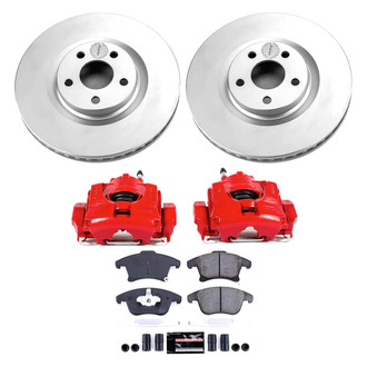 PowerStop® - Z23 Evolution Sport Plain Front Brake Kit with Calipers