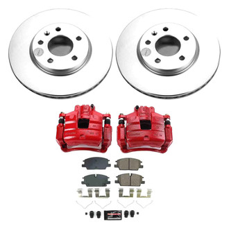 PowerStop® - Z23 Evolution Sport Plain Front Brake Kit with Calipers