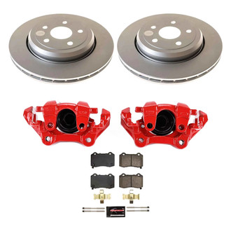 PowerStop® - Z23 Evolution Sport Plain Rear Brake Kit with Calipers