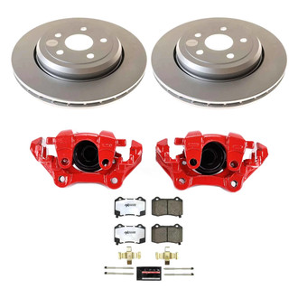 PowerStop® - Z36 Extreme Plain Rear Brake Kit with Calipers