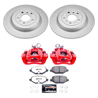 PowerStop® - Z36 Extreme Plain Rear Brake Kit with Calipers