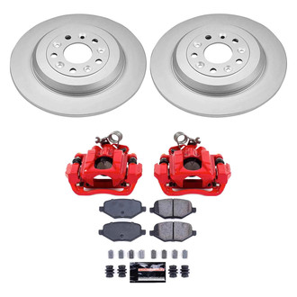 PowerStop® - Z23 Evolution Sport Plain Rear Brake Kit with Calipers