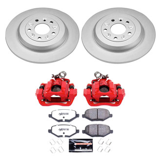 PowerStop® - Z36 Extreme Plain Rear Brake Kit with Calipers