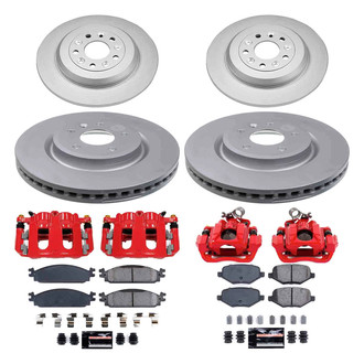 PowerStop® - Z23 Evolution Sport Plain Brake Kit with Calipers