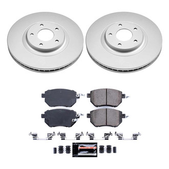 PowerStop® - Z23 Evolution Geomet® Plain Front Brake Kit