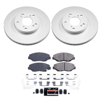 PowerStop® - Z23 Evolution Geomet® Plain Front Brake Kit