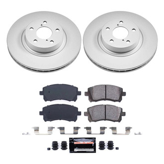 PowerStop® - Z23 Evolution Geomet® Plain Front Brake Kit