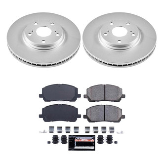 PowerStop® - Z23 Evolution Geomet® Plain Front Brake Kit