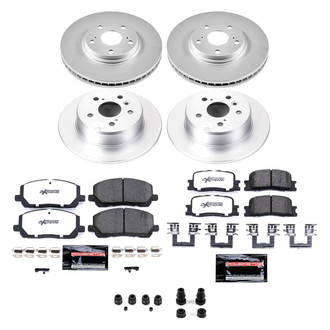 PowerStop® - Z36 Evolution Geomet® Plain Front and Rear Brake Kit