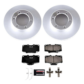 PowerStop® - Z23 Evolution Geomet® Plain Front Brake Kit