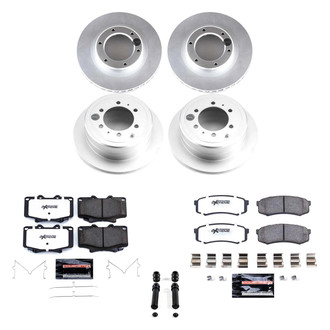 PowerStop® - Z36 Evolution Geomet® Plain Front and Rear Brake Kit