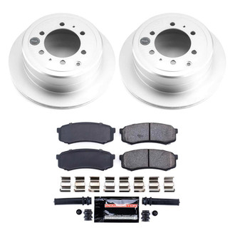 PowerStop® - Z23 Evolution Geomet® Plain Rear Brake Kit