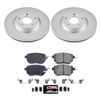 PowerStop® - Z23 Evolution Geomet® Plain Front Brake Kit