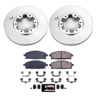 PowerStop® - Z23 Evolution Geomet® Plain Front Brake Kit