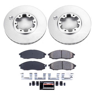 PowerStop® - Z23 Evolution Geomet® Plain Front Brake Kit