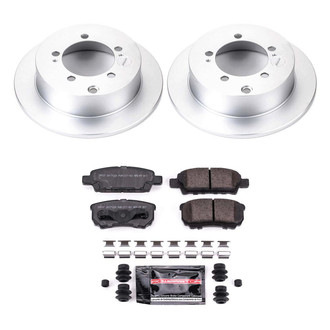 PowerStop® - Z23 Evolution Geomet® Plain Rear Brake Kit