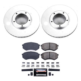 PowerStop® - Z23 Evolution Geomet® Plain Front Brake Kit