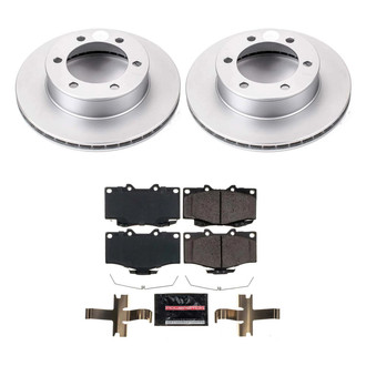 PowerStop® - Z23 Evolution Geomet® Plain Front Brake Kit