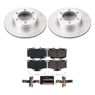 PowerStop® - Z23 Evolution Geomet® Plain Front Brake Kit