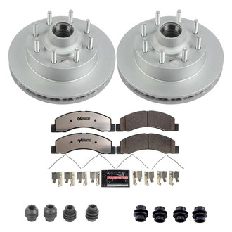 PowerStop® - Z36 Evolution Geomet® Plain Front Brake Kit
