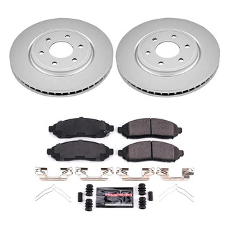 PowerStop® - Z23 Evolution Geomet® Plain Front Brake Kit